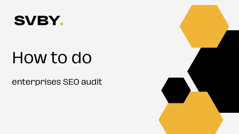 How to do enterprises SEO audit