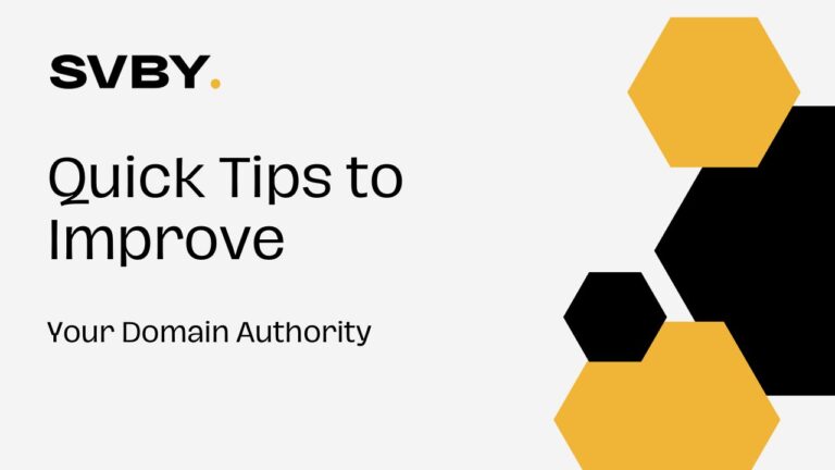 Quick Tips to Improve Your Domain Authority